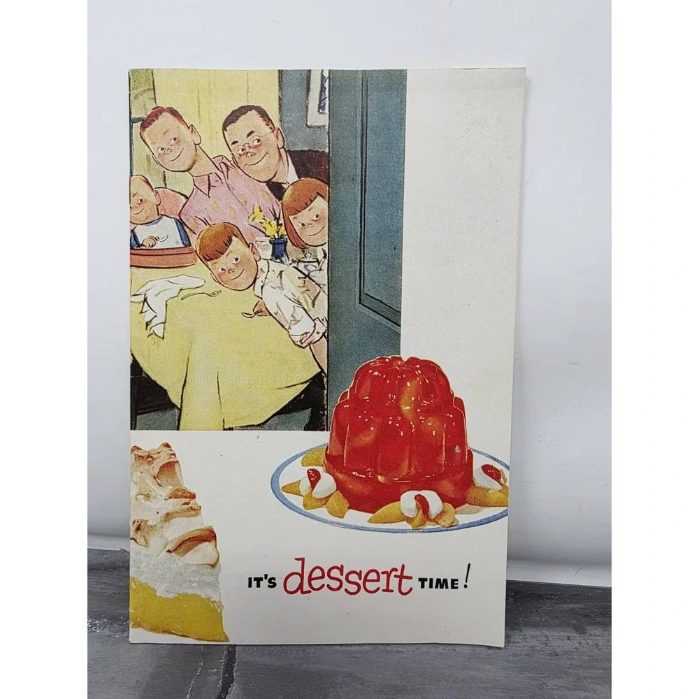 Vintage Cookbook Recipe Pamphlets Cooking Booklets Betty Crocker Jello 1950 60's